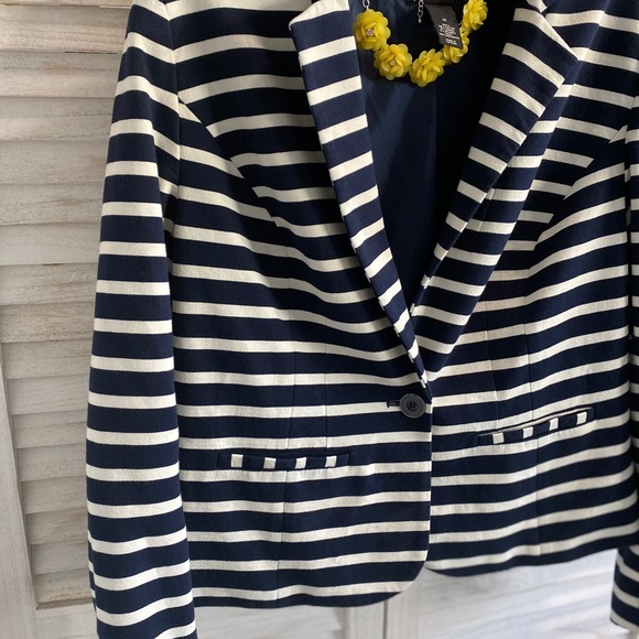 Lane Bryant sz 14 Striped Blazer - Picture 3 of 5